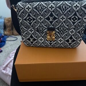 Louis Vuitton Black Since 1854 Jacquard Pochette